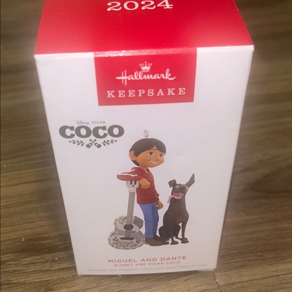 Hallmark Keepsake Coco Ornament with Red and White Box
